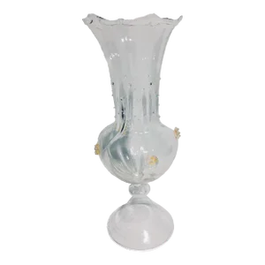 1950s Antonio Salviati Style Glass Vase