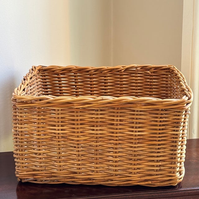 Vintage French Country-Style Storage Basket For Sale - Image 12 of 13