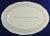 Large Vintage Santos Portugal White Glazed Ceramic Embossed Turkey Serving Platter For Sale - Image 9 of 11