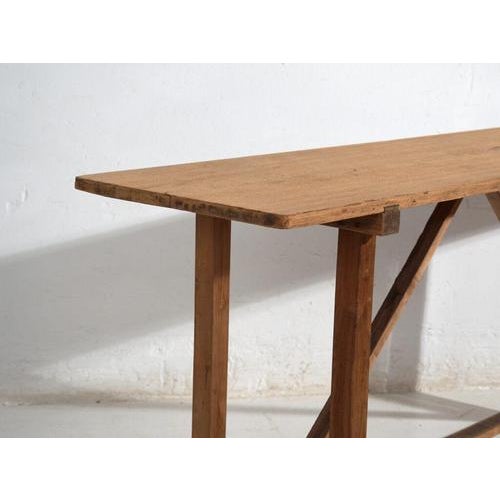 Antique Japanese Wooden Worktable For Sale - Image 5 of 10