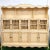 Monumental Scalloped Edge Habersham Style Vintage Pale Yellow French Provincial China Display Hutch Cabinet For Sale - Image 9 of 12
