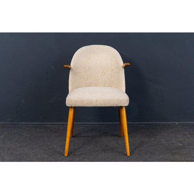 Brown Mid-Century Cocktail Chairs, Set of 4 For Sale - Image 8 of 18