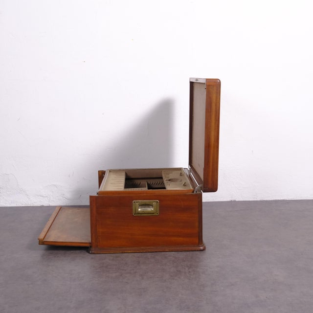 Antique Art Deco Wooden Cutlery Chest, 1920s For Sale - Image 16 of 18