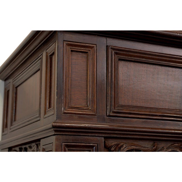 Mid-Century Modern Mid-Century Italian Walnut and Burl Wood Console Table, 1950s For Sale - Image 3 of 10