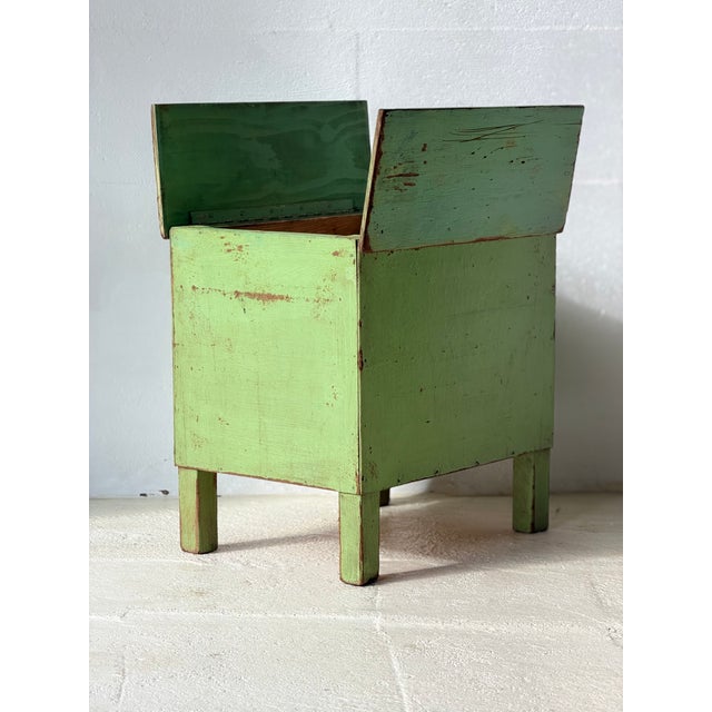 Industrial Green Storage Table, 1960s For Sale - Image 14 of 17