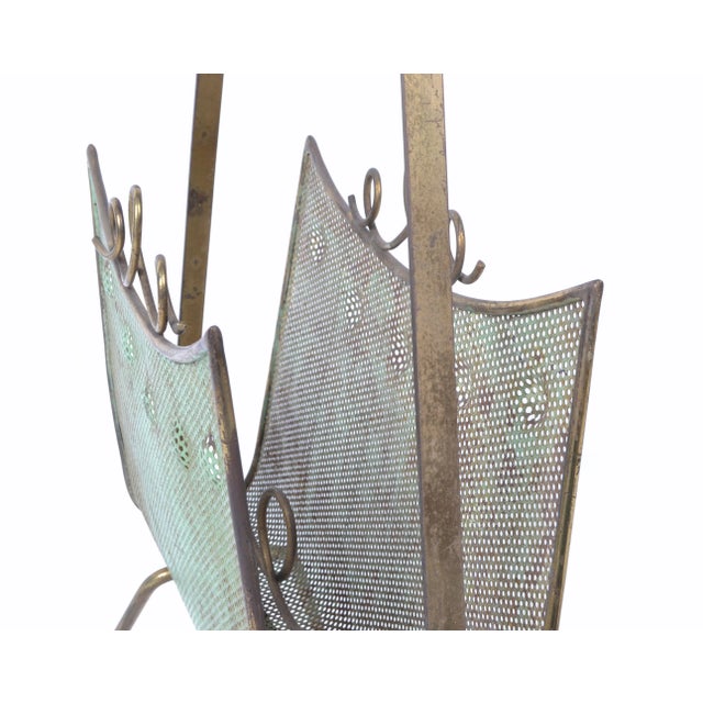 1950s Magazine Rack Attributed to Mathieu Matégot For Sale - Image 5 of 9