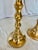 Mid 20th Century Mid 20th Century Brass Candleholders - A Pair For Sale - Image 5 of 13