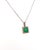 Natural Finely Faceted Quality Emerald and Diamond Necklace 18" 14k WG 2.05 TCW Certified $4,950 309025 Made in Italy This...