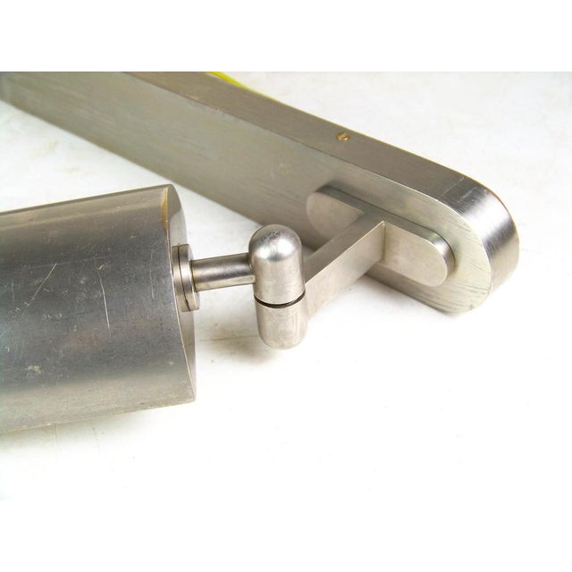 Silver Functionalism Wall Adjustable Lamp, 1920s For Sale - Image 8 of 10