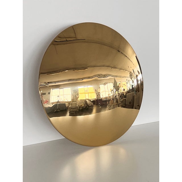 Large Flush Mount Light in Polished Brass by Florian Schulz, 1970s For Sale - Image 10 of 14