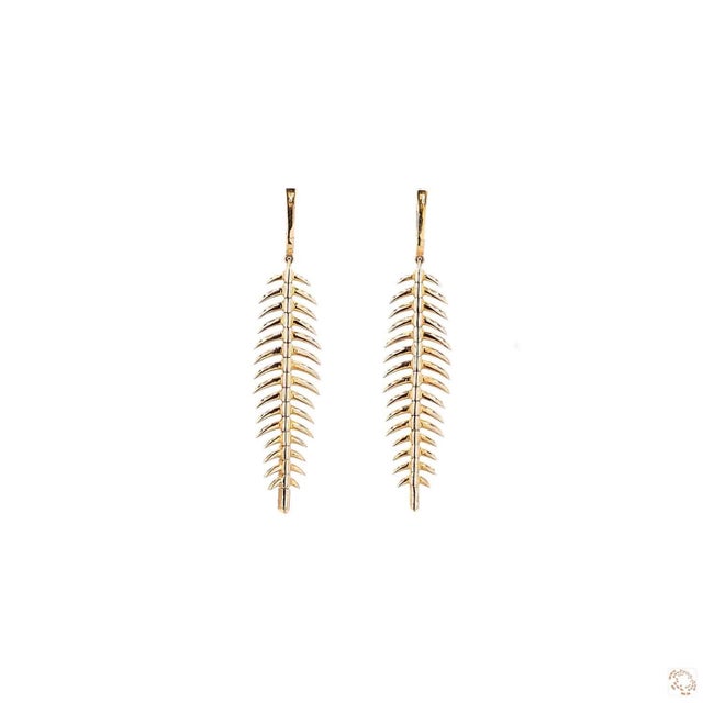 Modern 1.83 Carat Round Brilliant Cut Diamond Earrings, Pair For Sale - Image 3 of 9