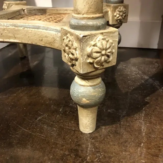 Italian Hand-Carved Wooden Side Table For Sale - Image 4 of 12