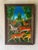 Wood Vintage Haitian Folk Art Jungle Painting by Monestime Astrel, Late 20th Century For Sale - Image 7 of 8