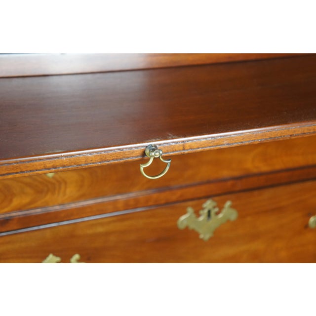 Antique American Chippendale Mahogany Chest on Chest Highboy Dresser For Sale - Image 13 of 17