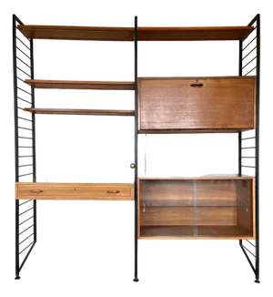 Ladderax System with Shelving, Storage and Desk by Staples for Heals of London, 1960s