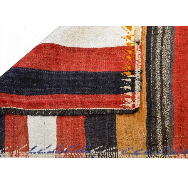 Mid Century Konya Kilim Runner For Sale - Image 10 of 11