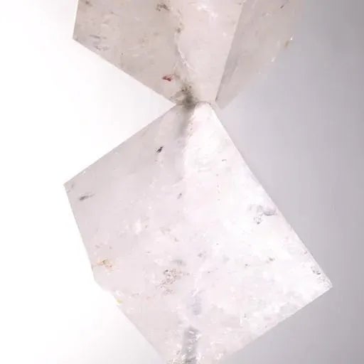 Metal Rock Crystal Cube Table Lamps by Marcelo Bessa - a Pair For Sale - Image 7 of 8