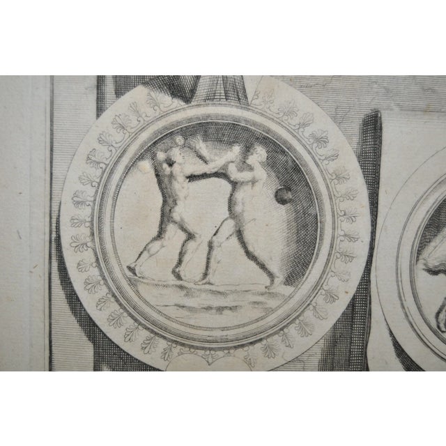 Traditional 19th Century Fine Art Engraving Roman Oil Lamps For Sale - Image 3 of 6