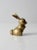 Mid-Century Modern VIntage Brass Bunny Rabbit For Sale - Image 3 of 9