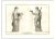 Philip Morghen, Roman Statues, Original Etching, 18th Century For Sale