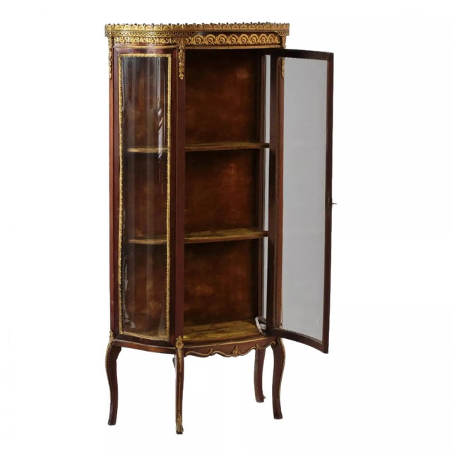 Louis XVI Style Showcase For Sale - Image 4 of 7