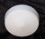 Vintage Minimalist Ceiling Lamp with Opaque White Glass Shade on a Concealed Metal Mount by Robert Zimmermann, 1990s For Sale - Image 4 of 8