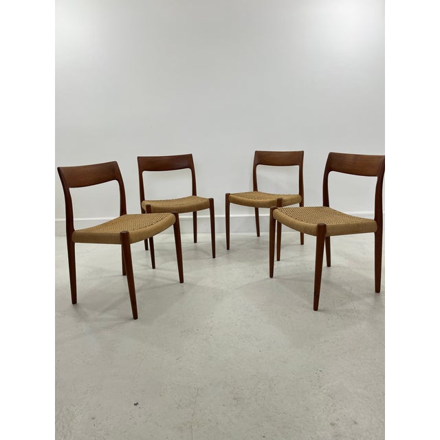 Vintage Danish Chairs by Niels Møller for J. L. Møllers, 1960s, Set of 4 For Sale - Image 15 of 15