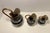 Mediterranean Set of Three Vintage Classic Greek Mythology Copper Painted Water Pitchers For Sale - Image 3 of 9