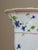 Vintage Porcelain Trumpet Vase W/ Blue Bellflower Motif For Sale - Image 11 of 18