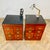Industrial Antique Industrial Chemists Drawers, 1900s, Set of 2 For Sale - Image 3 of 15