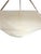 Early 20th Century Large Original Art Deco Off-White Alabaster Coupe W/ Nickel and Alabaster Canopy For Sale - Image 14 of 16