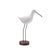 Kenneth Ludwig Chicago Carved Wood Sea Bird with Metal Stand (Set of 2) For Sale - Image 4 of 9