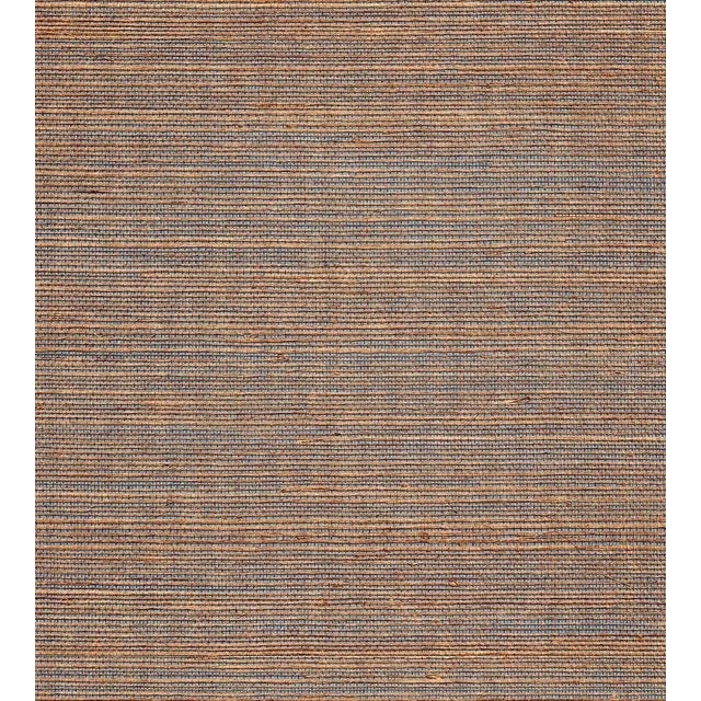 The House of Scalamandre Organic Dual Tone Sisal Wallcovering, Chestnut For Sale