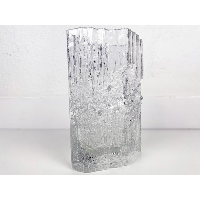 Mid-Century Modern Vintage "Pinus" Glass Vase by Tapio Wirkalla for Iitalla For Sale - Image 3 of 13