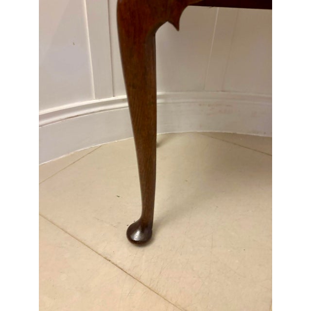 Antique Victorian Georgian Style Oak Lowboy, 1860 For Sale - Image 10 of 11