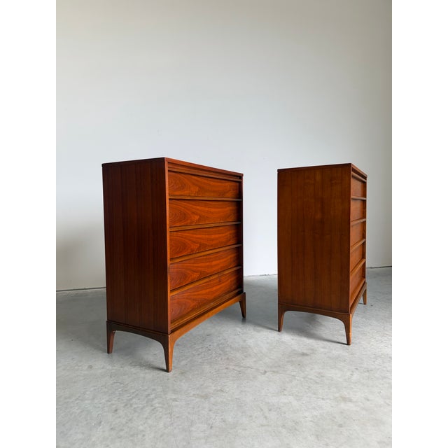 1960s Mid Century Lane Rhythm Tallboy Dresser For Sale - Image 5 of 12
