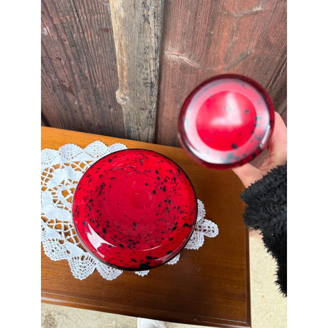 Vintage Murano Glass Vases, 1970s, Set of 2 For Sale - Image 13 of 18