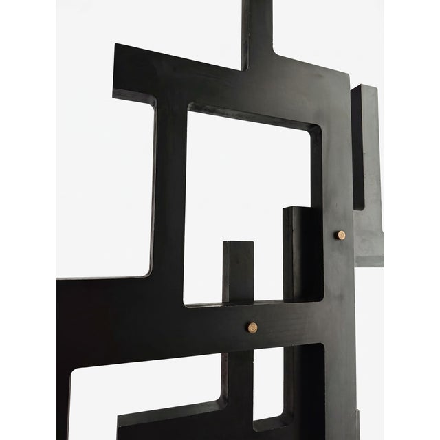 Black French Artist, Abstract Sculpture, 1990, Beech For Sale - Image 8 of 9