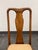 Wood Antique Queen Anne Dining Side Chairs, Set of Four For Sale - Image 7 of 12