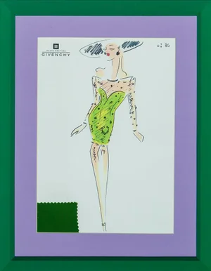 Givenchy Glam No 86 "Day at the Races" Fashion Illustration