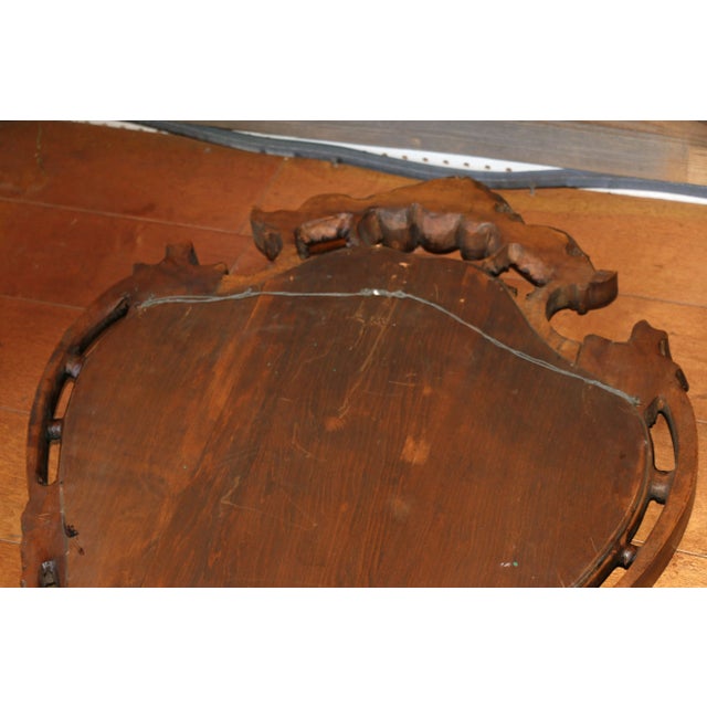 Early 20th Century Antique Louis XV French Console Table With Mirror Set For Sale - Image 5 of 12