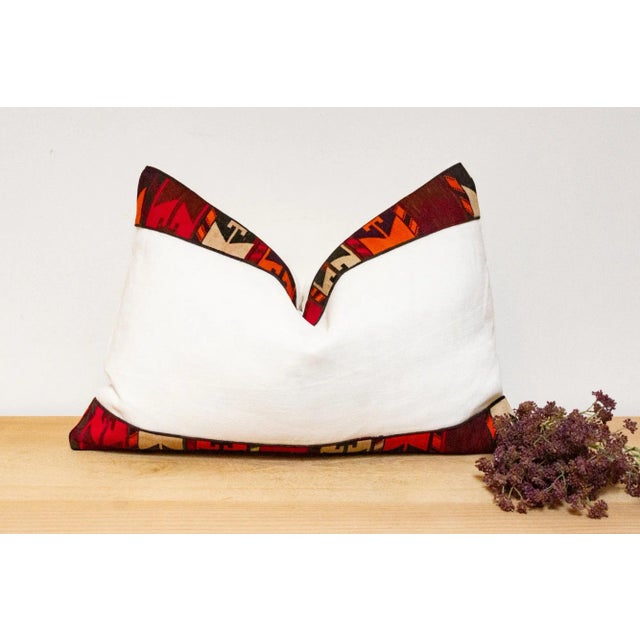 Textile Tribal Antique Lakai Tribe Linen Pillow For Sale - Image 7 of 7