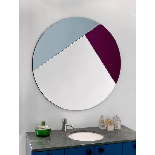 Nouveau Design Colorful Mirror by Reflections Copenhagen For Sale - Image 6 of 7