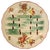 A late 19th century French antique asparagus plate by Longchamp featuring four sculptural, hand-painted asparagus spears...