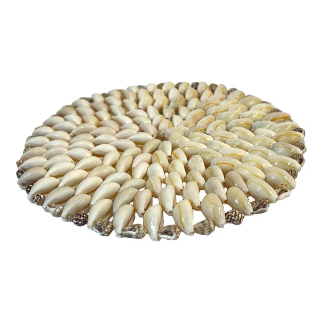 Vintage Sea Shell Trivet For Sale