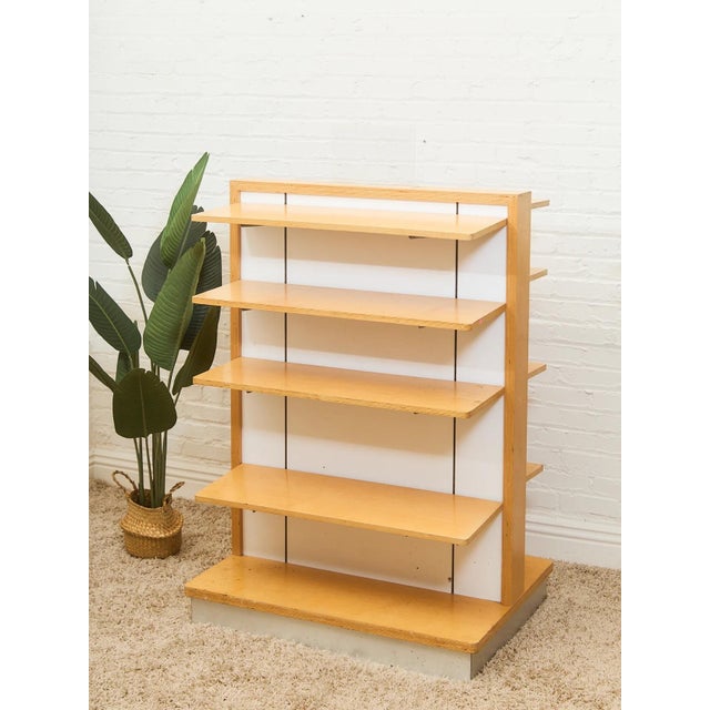 Mid-Century Modern Double Sided Vintage Retail Shelf For Sale - Image 3 of 10