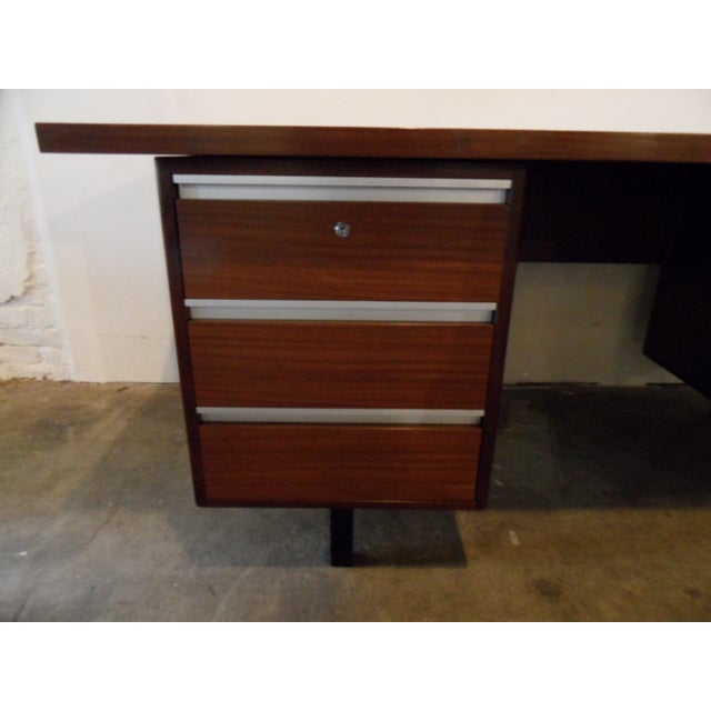 Mid-Century Modern Mid-Century Modern Writing Desk, 1950s For Sale - Image 3 of 13