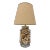 Vintage Coastal Chic Sea Shell Lamp For Sale