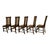 Antique 19thC Set 6 Carved Caned Jacobean Barley Twist Walnut Dining Chairs 1870 For Sale - Image 14 of 18