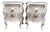 Rococo Bedside Lamp Chests of Drawers, Set of 2 For Sale